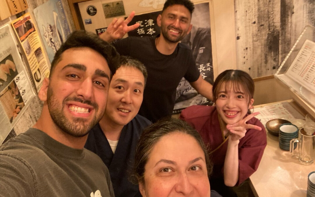Our lovely guest had a sushi-f